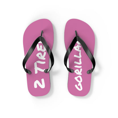 2 Tired Gorillaz, Flip Flops (Pink)