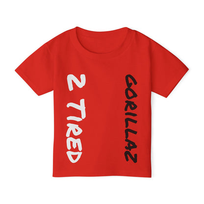 2 Tired Gorillaz, Heavy Cotton™ Toddler T-shirt