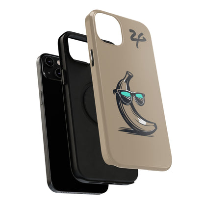 2 Tired Gorillaz, (2TG Sigma Banana) Impact-Resistant Cases (Sandy/black)