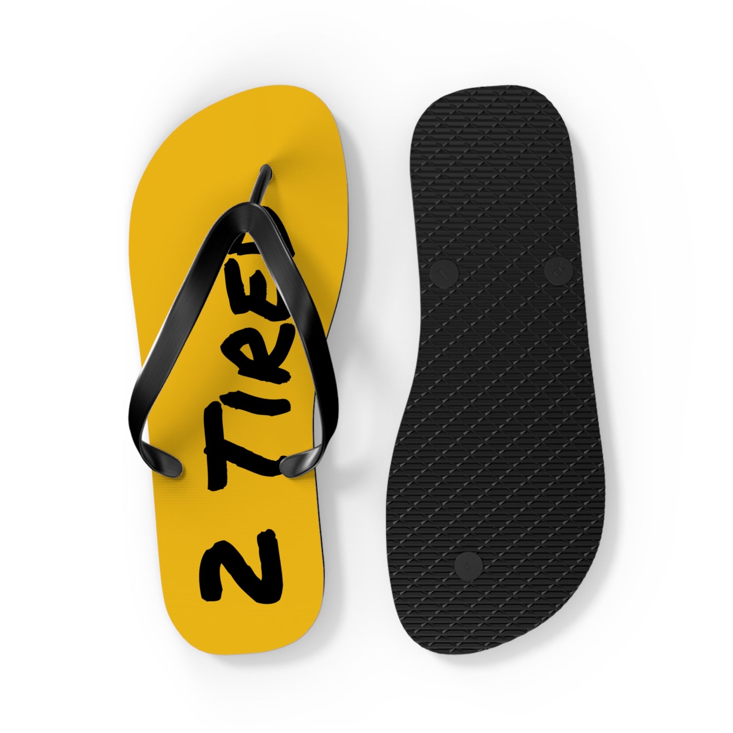 2 Tired Gorillaz, Flip Flops (Yellow)