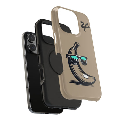 2 Tired Gorillaz, (2TG Sigma Banana) Impact-Resistant Cases (Sandy/black)