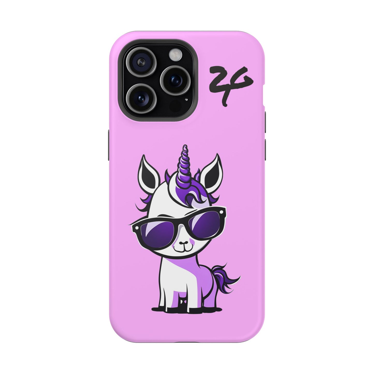 2 Tired Gorillaz, (2TG Lina Unicorn) Impact-Resistant Cases (Cotton Candy)