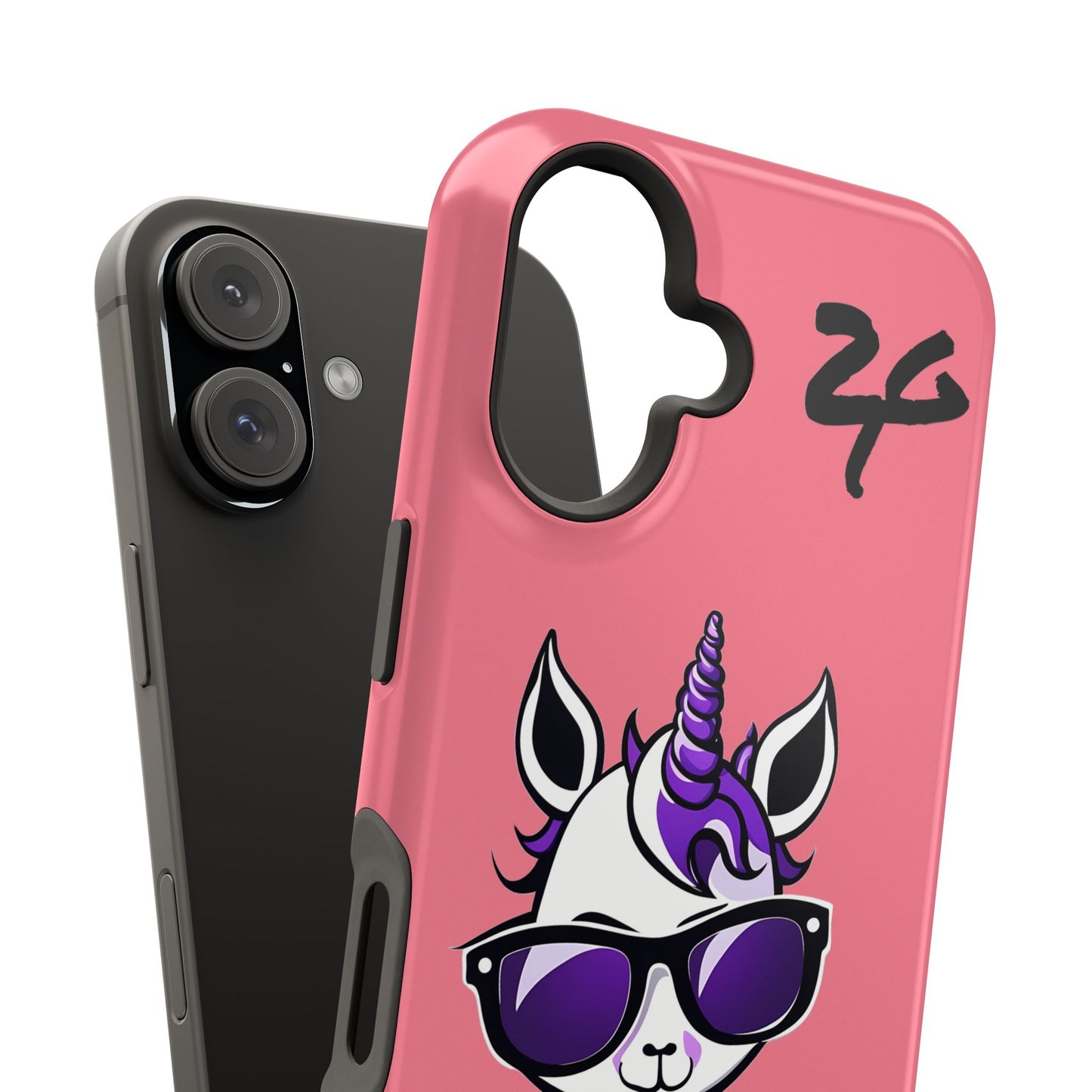 2 Tired Gorillaz, (2TG Lina Unicorn) Impact-Resistant Cases (Bubblegum)