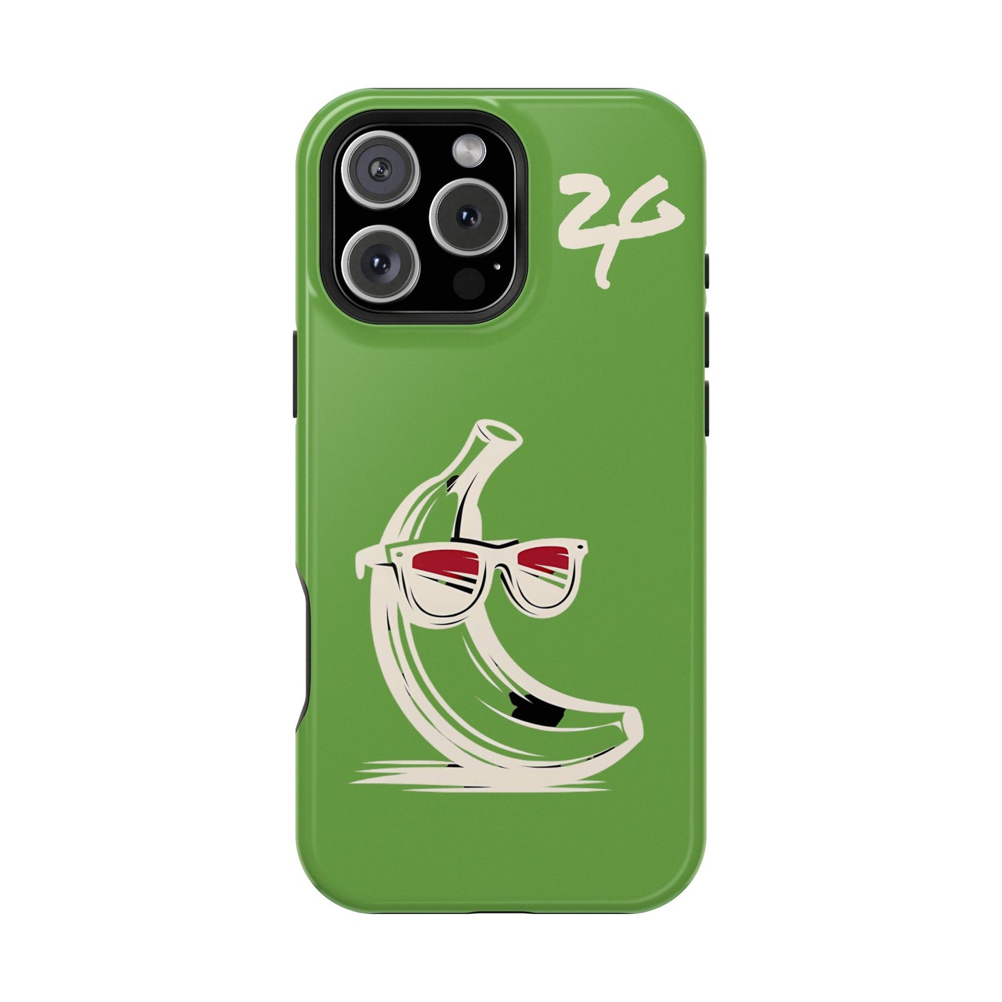 2 Tired Gorillaz, (2TG Sigma Banana) Impact-Resistant Cases (Green)