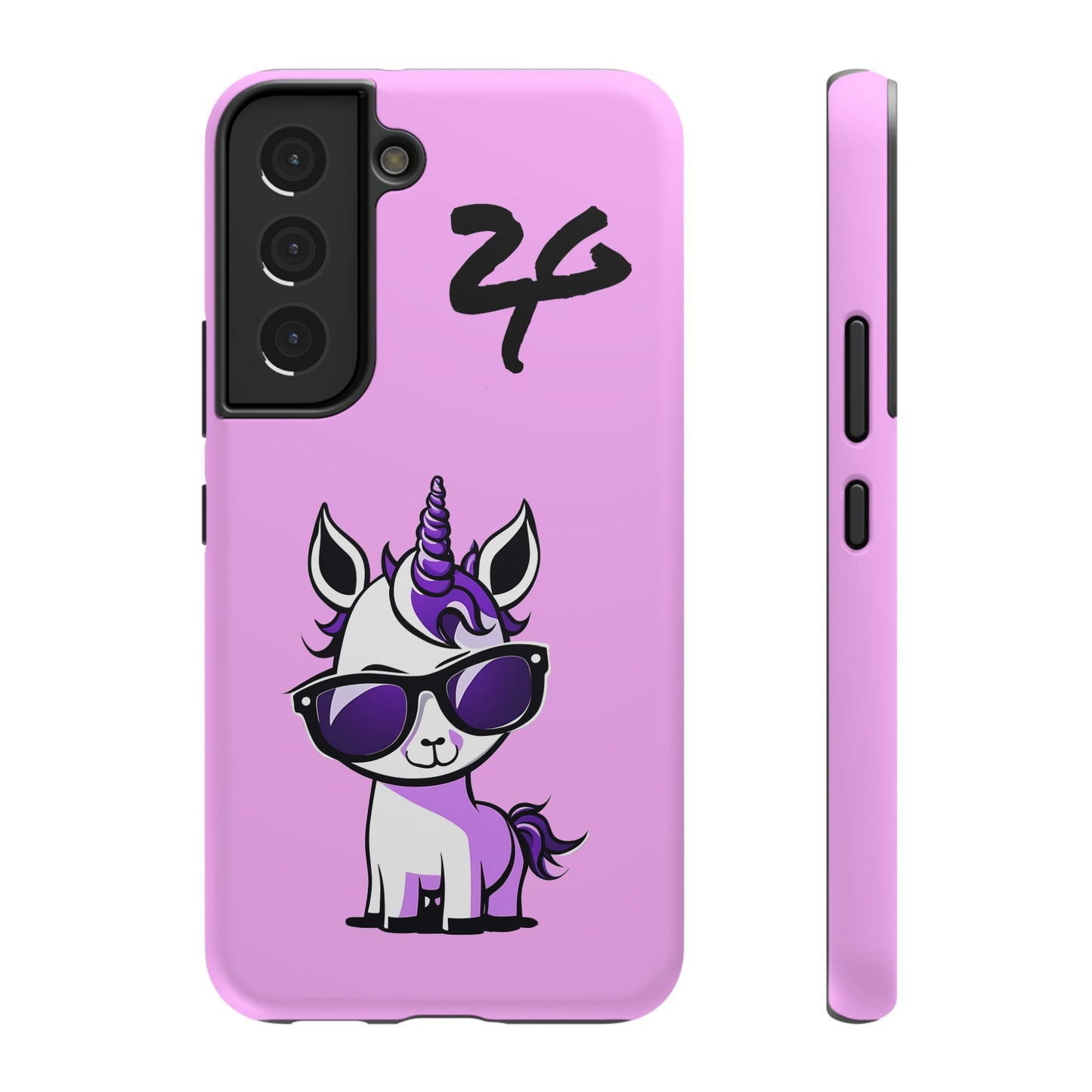 2 Tired Gorillaz, (2TG Lina Unicorn) Impact-Resistant Cases (Cotton Candy)