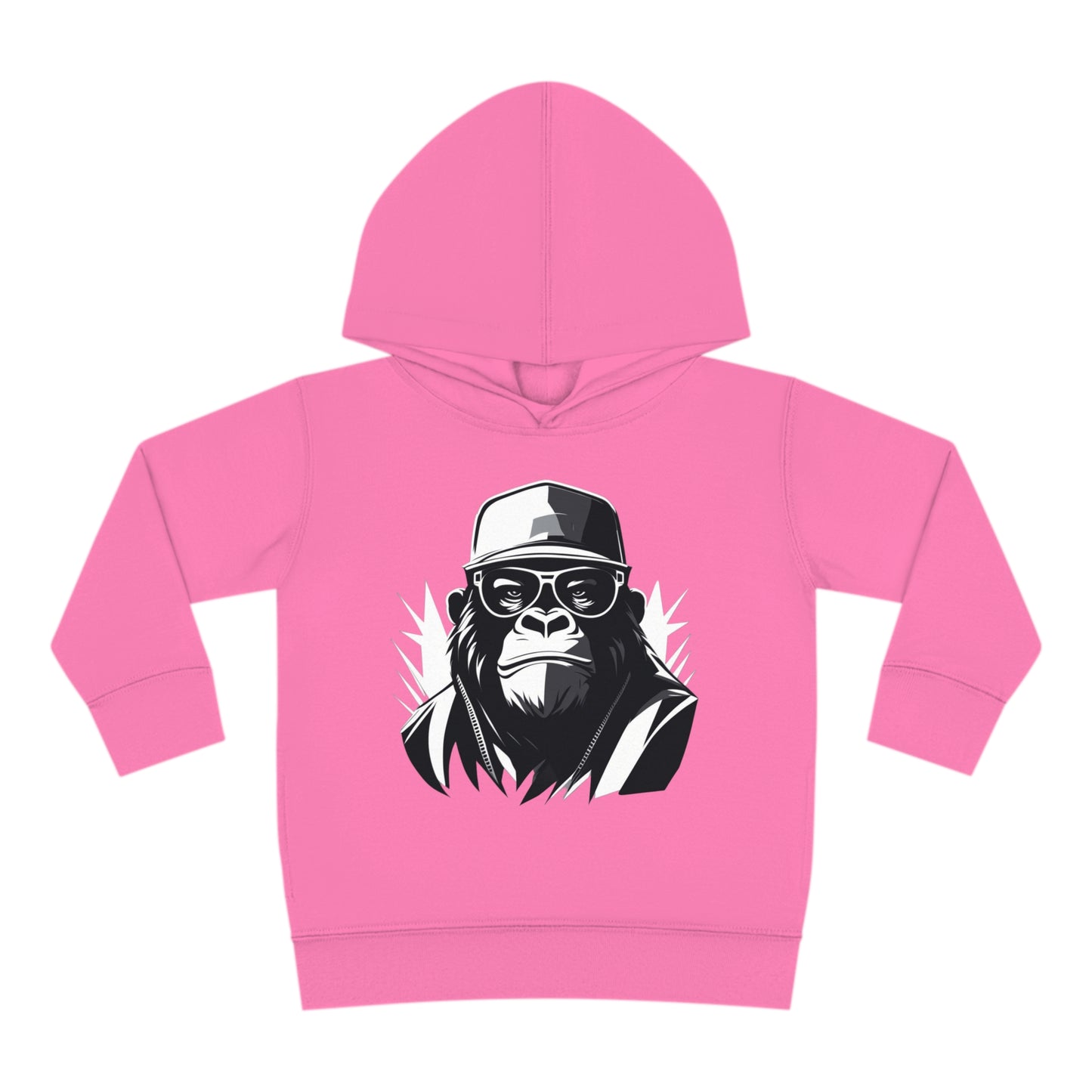 2 Tired Gorillaz, Toddler Pullover Fleece Hoodie