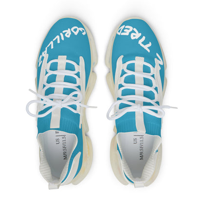 2 Tired Gorillaz, Men's Mesh Sneakers (Turquoise)