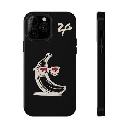 2 Tired Gorillaz, (2TG Sigma Banana) Impact-Resistant Cases (Black)