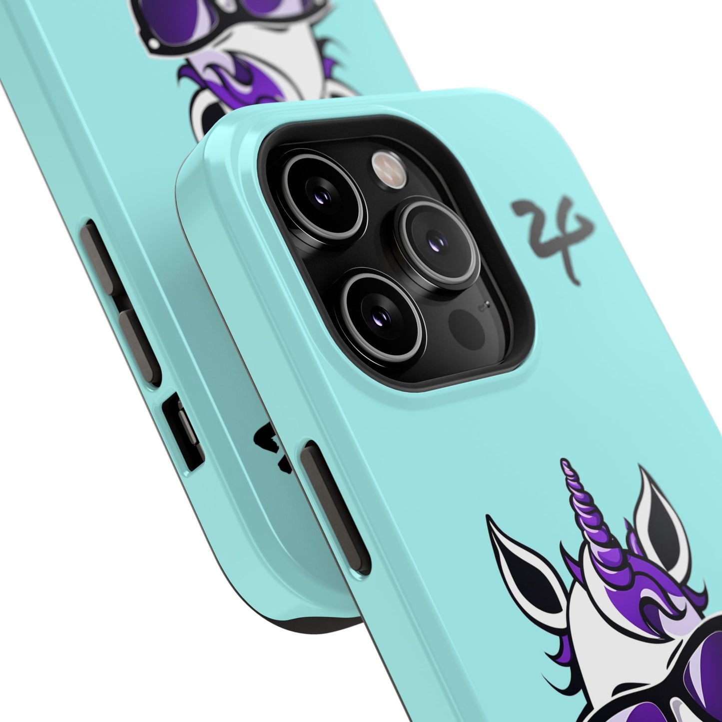 2 Tired Gorillaz, (2TG Lina Unicorn) Impact-Resistant Cases (Sky)