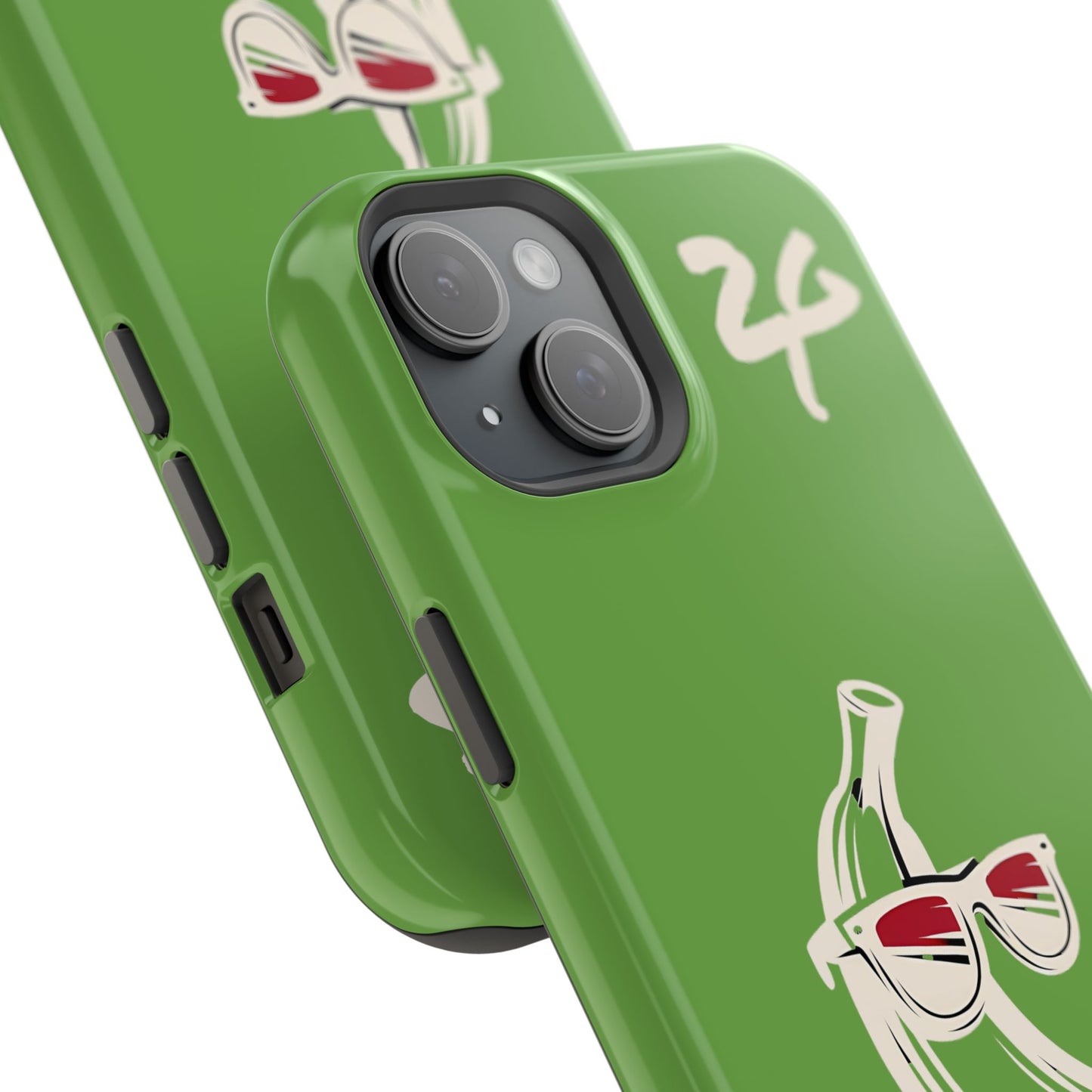 2 Tired Gorillaz, (2TG Sigma Banana) Impact-Resistant Cases (Green)