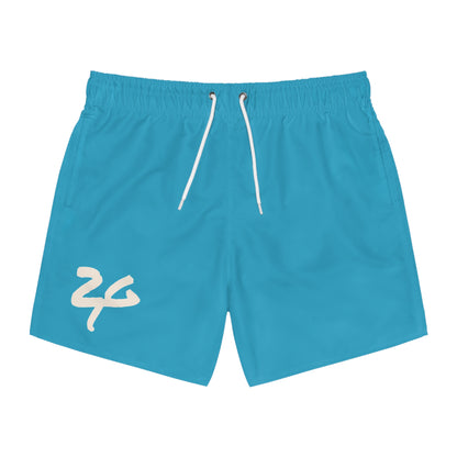 2 Tired Gorillaz, (Sigma Banana) Swim Shorts(Turquoise)