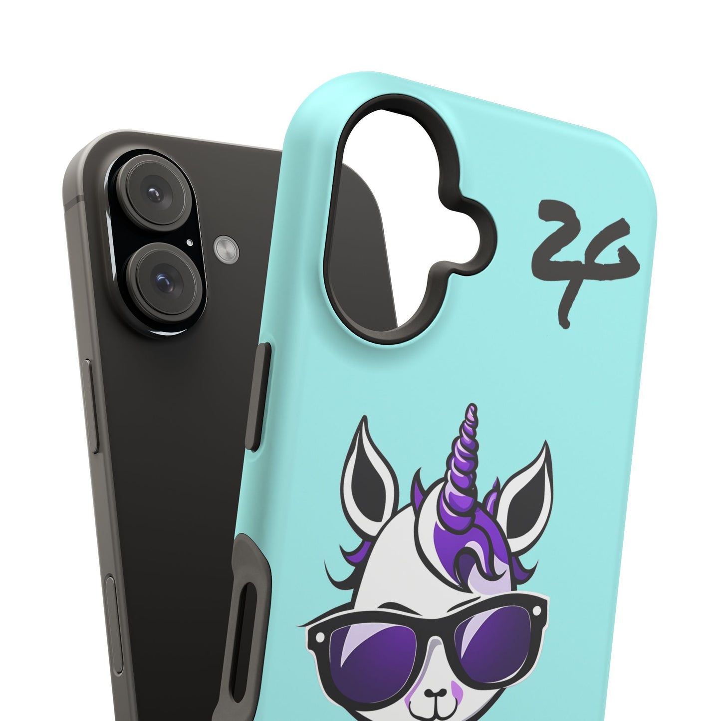 2 Tired Gorillaz, (2TG Lina Unicorn) Impact-Resistant Cases (Sky)