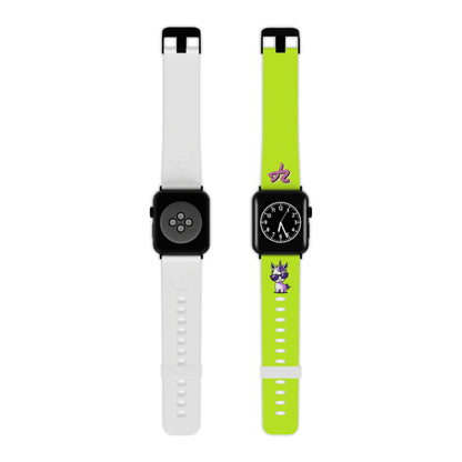 2TG (Lina Unicorn), Rubber Watch Band for Apple Watch (Neon)