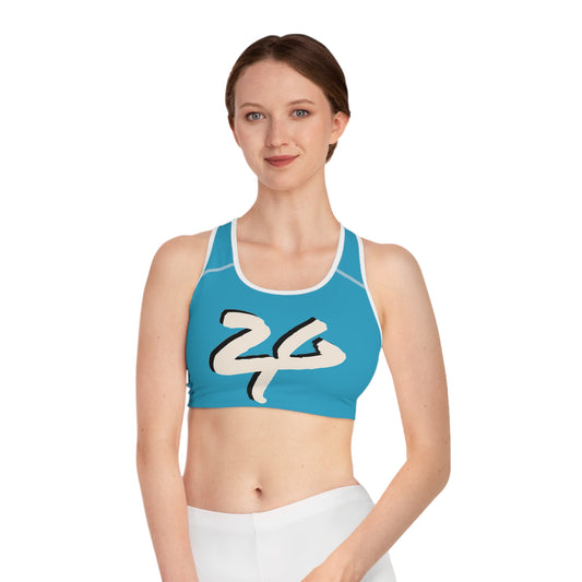 2 Tired Gorillaz (2TG), Sports Bra (Turquoise)