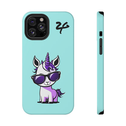 2 Tired Gorillaz, (2TG Lina Unicorn) Impact-Resistant Cases (Sky)