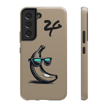 2 Tired Gorillaz, (2TG Sigma Banana) Impact-Resistant Cases (Sandy/black)