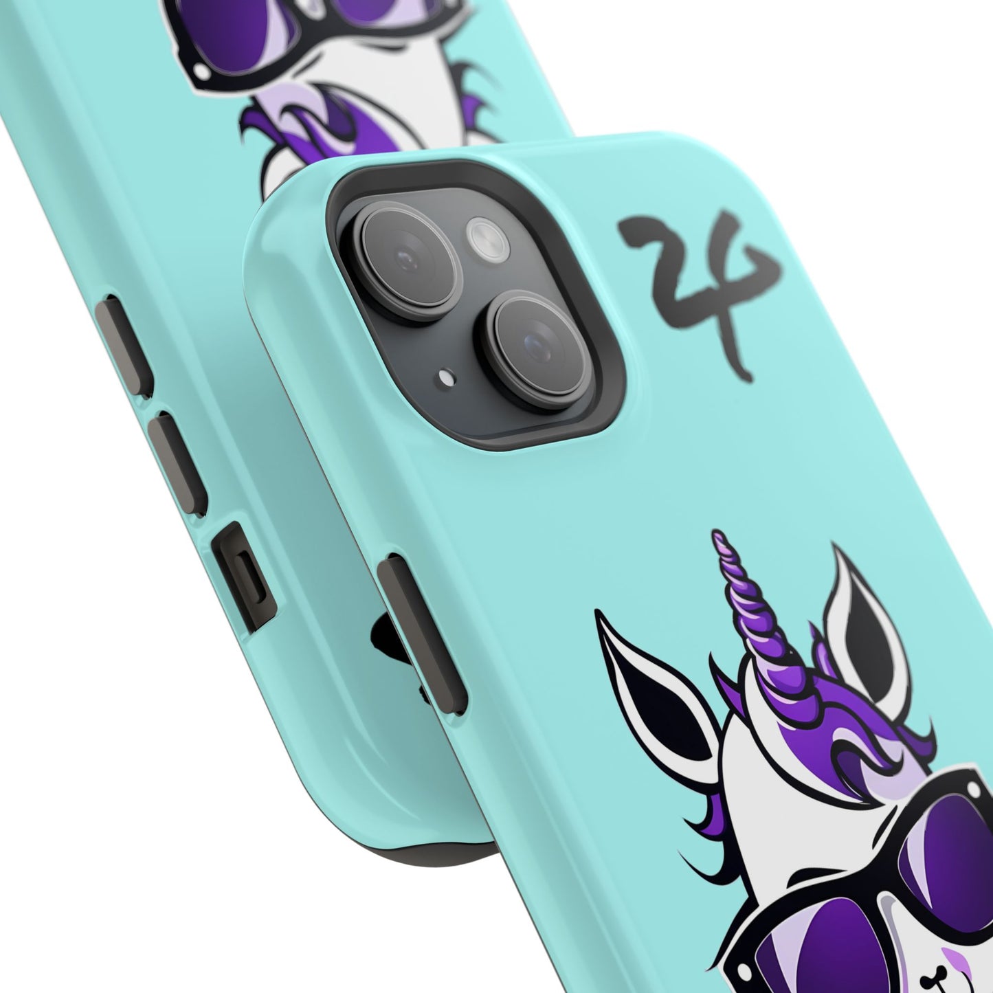 2 Tired Gorillaz, (2TG Lina Unicorn) Impact-Resistant Cases (Sky)