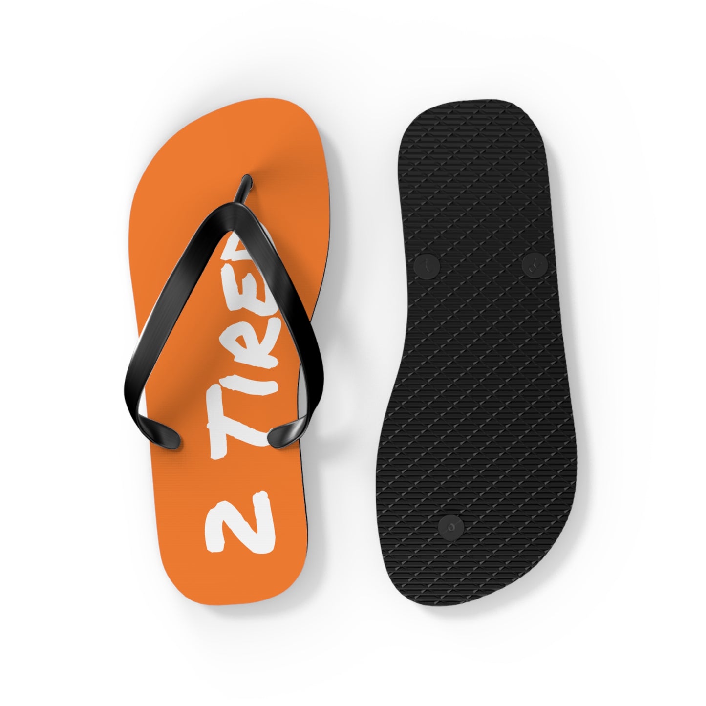 2 Tired Gorillaz, Flip Flops (Orange)