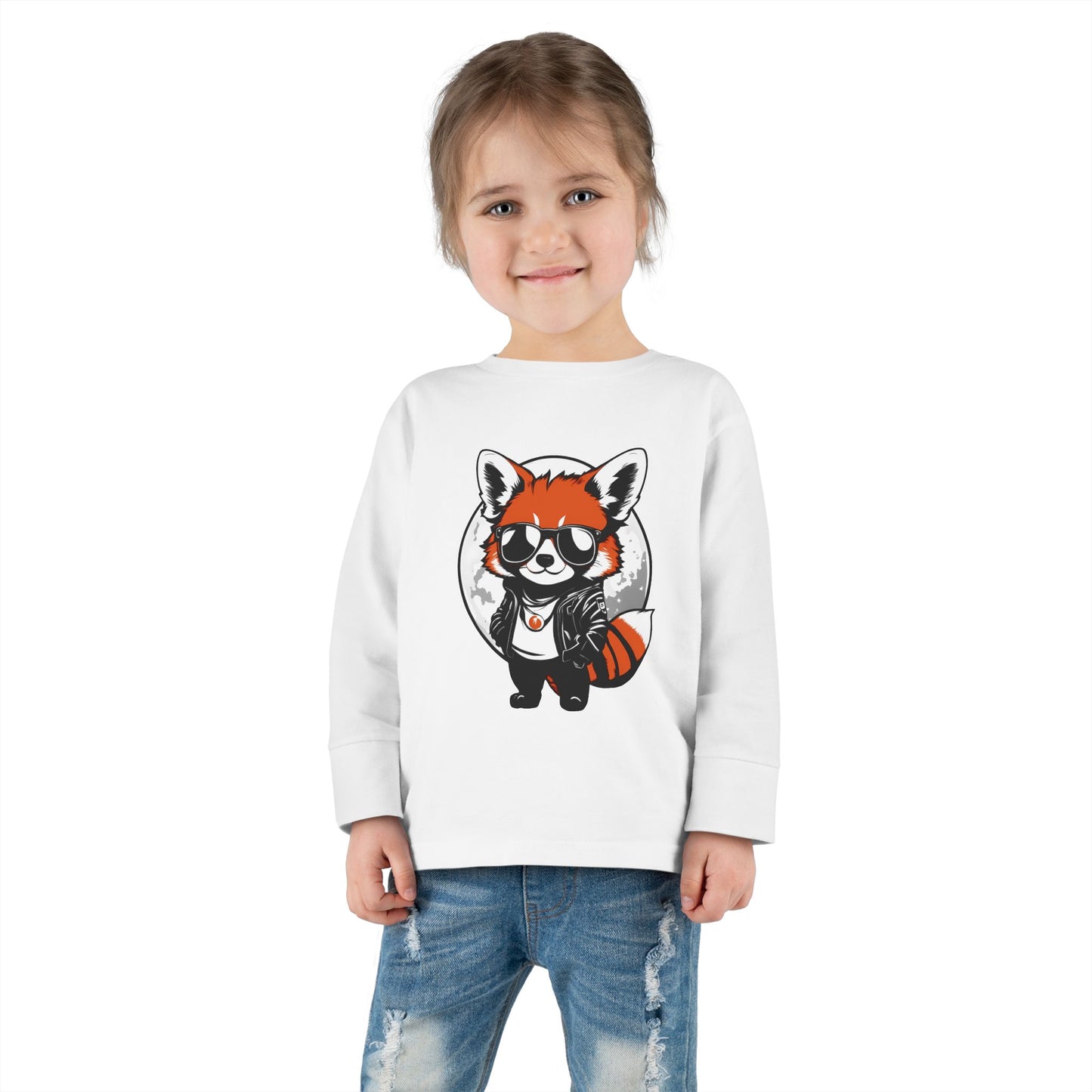 2 Tired Gorillaz, (Pat Randy) Toddler Long Sleeve Tee