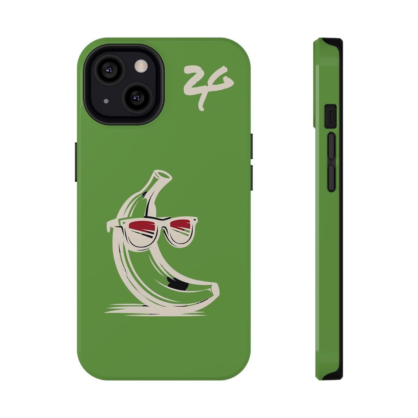 2 Tired Gorillaz, (2TG Sigma Banana) Impact-Resistant Cases (Green)