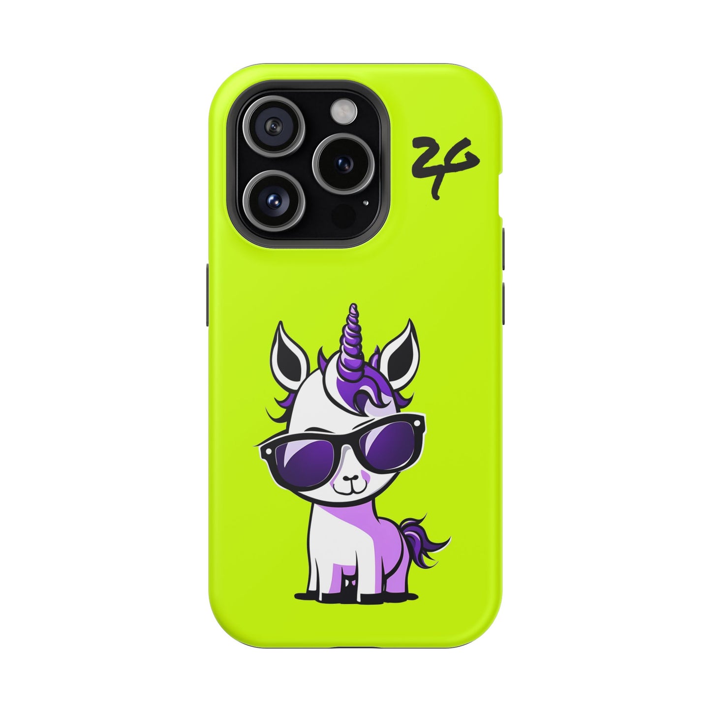 2 Tired Gorillaz, (2TG Lina Unicorn) Impact-Resistant Cases (Neon)