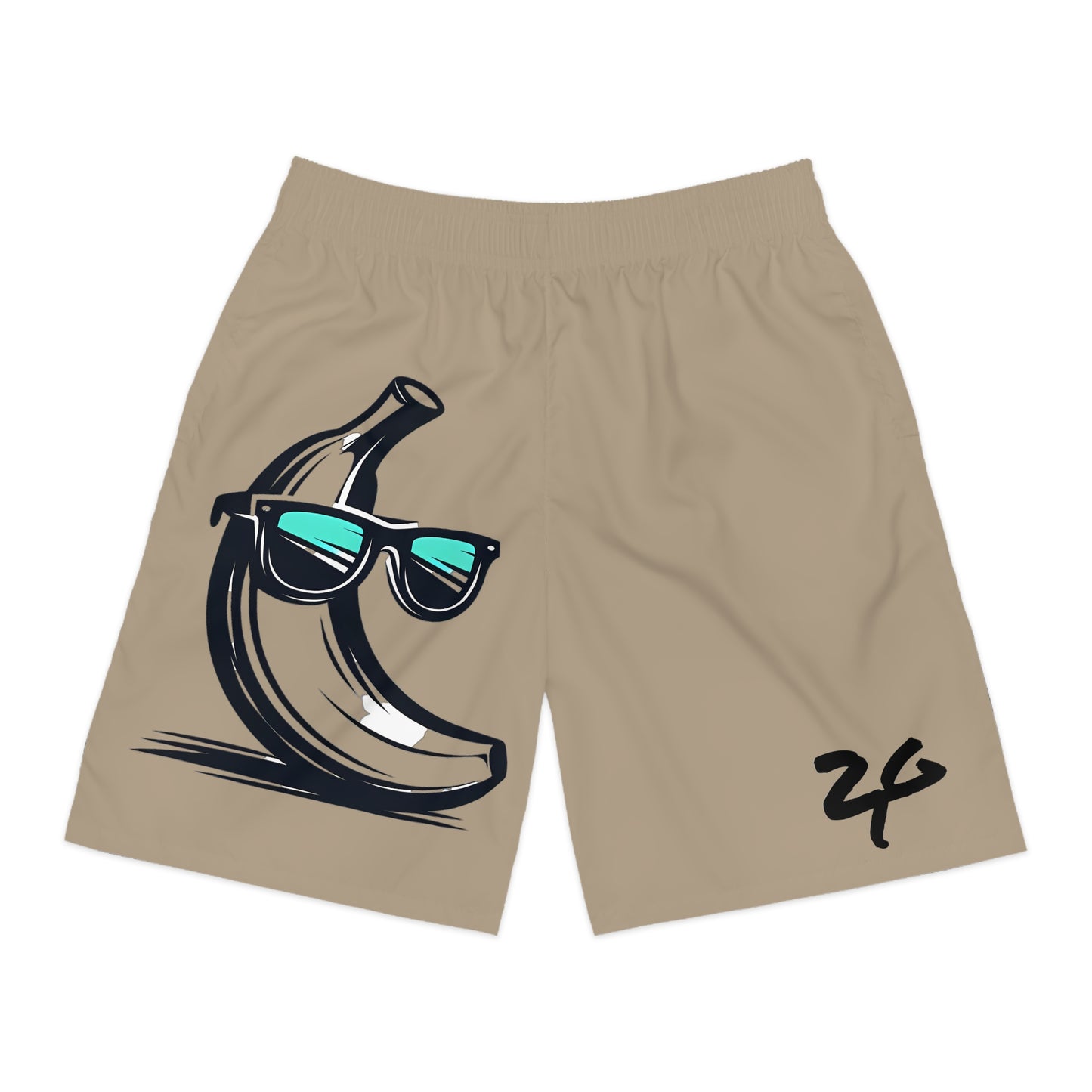 2 Tired Gorillaz (2TG, Sandy Banana), Men's Running Shorts