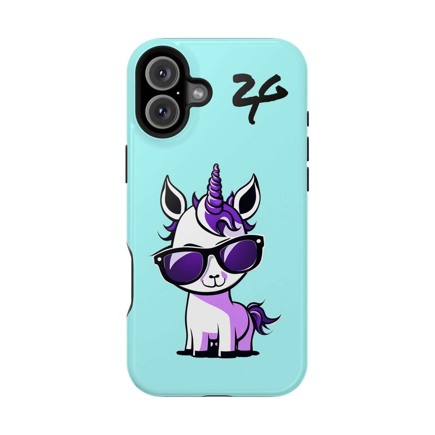 2 Tired Gorillaz, (2TG Lina Unicorn) Impact-Resistant Cases (Sky)