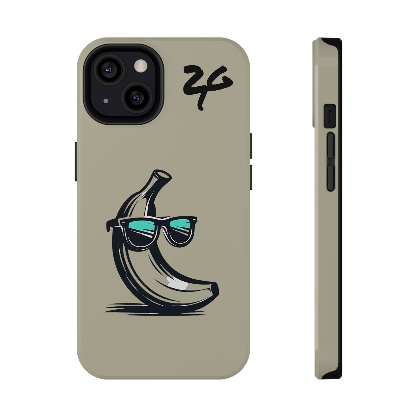 2 Tired Gorillaz, (2TG Sigma Banana) Impact-Resistant Cases (Fresh/black)