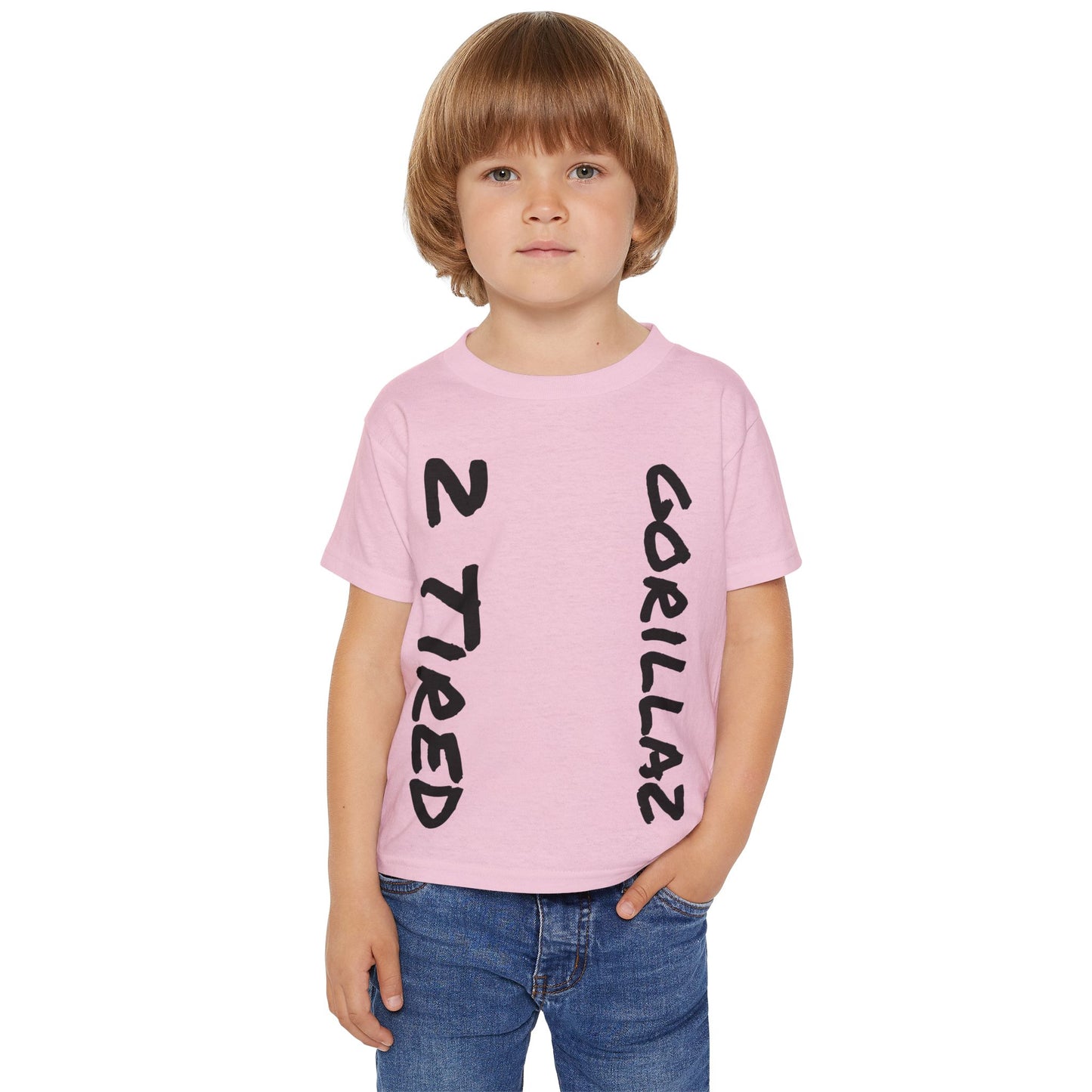 2 Tired Gorillaz, Heavy Cotton™ Toddler T-shirt