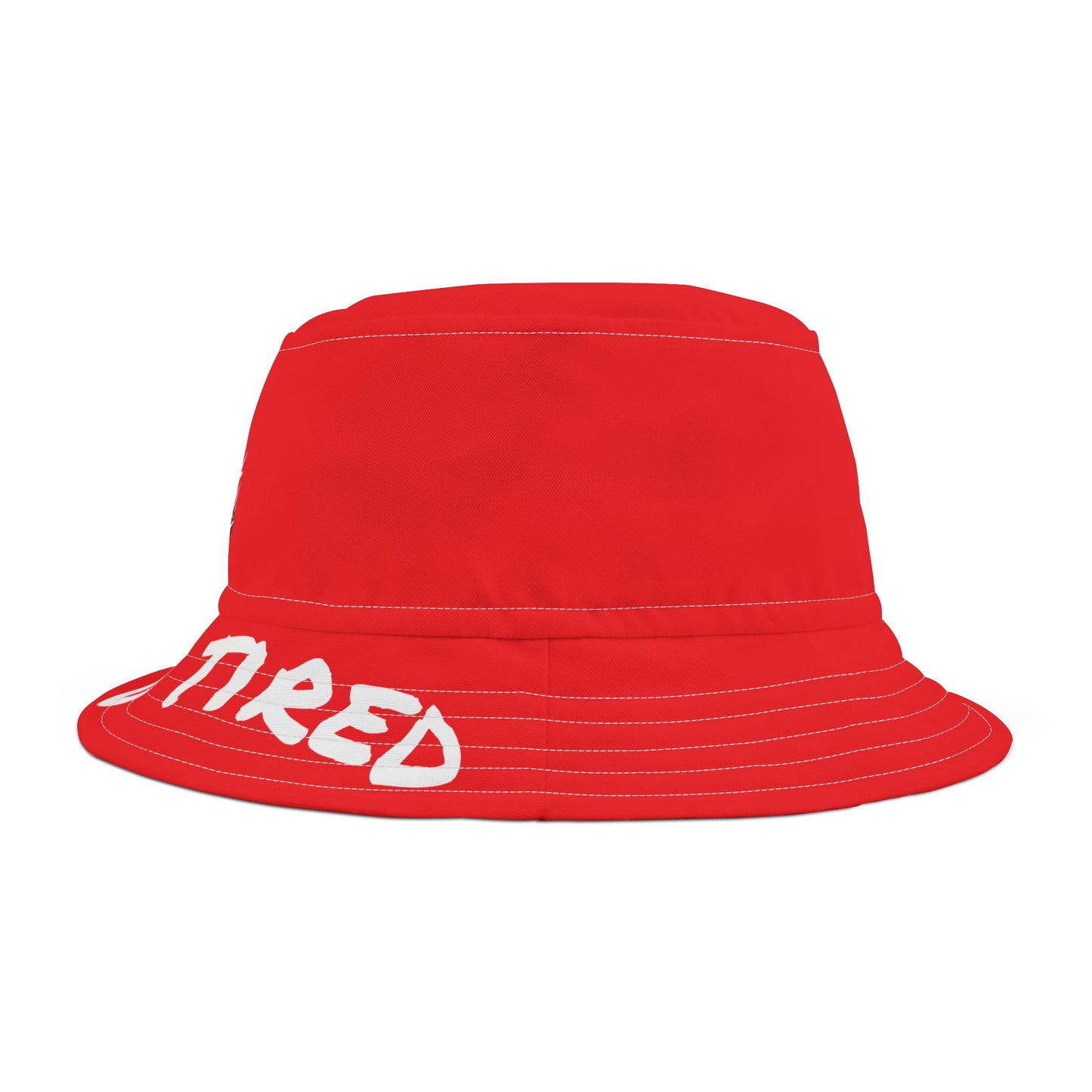 2 Tired Gorillaz, Bucket Hat (Red)