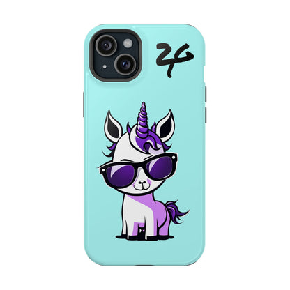 2 Tired Gorillaz, (2TG Lina Unicorn) Impact-Resistant Cases (Sky)