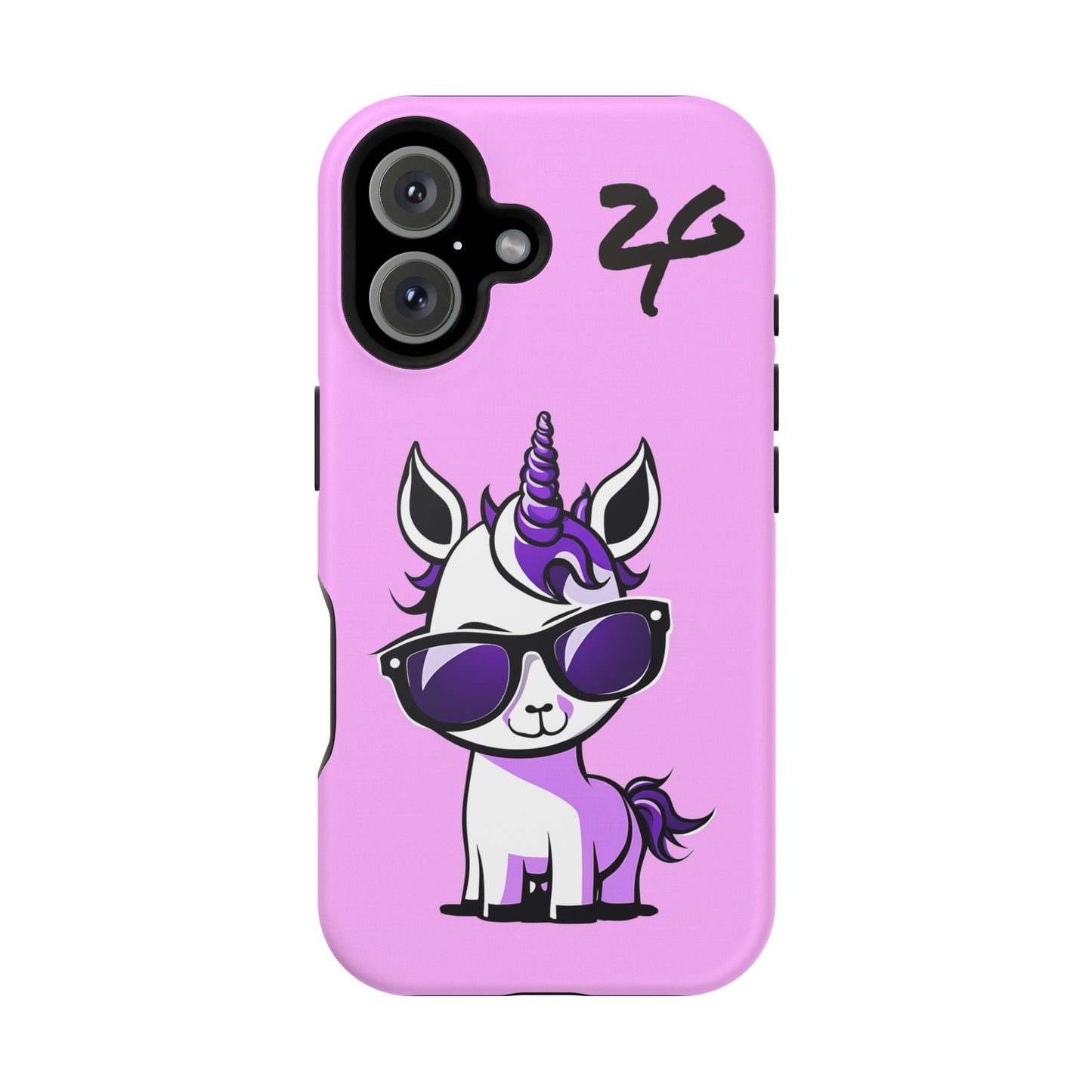 2 Tired Gorillaz, (2TG Lina Unicorn) Impact-Resistant Cases (Cotton Candy)