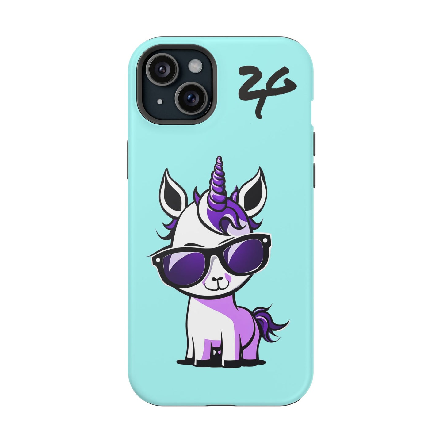 2 Tired Gorillaz, (2TG Lina Unicorn) Impact-Resistant Cases (Sky)