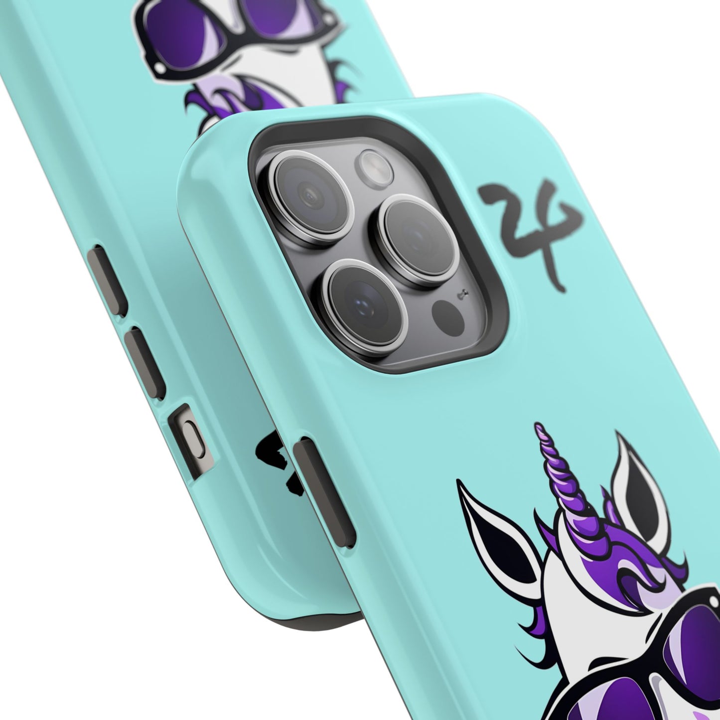 2 Tired Gorillaz, (2TG Lina Unicorn) Impact-Resistant Cases (Sky)