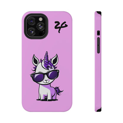 2 Tired Gorillaz, (2TG Lina Unicorn) Impact-Resistant Cases (Cotton Candy)