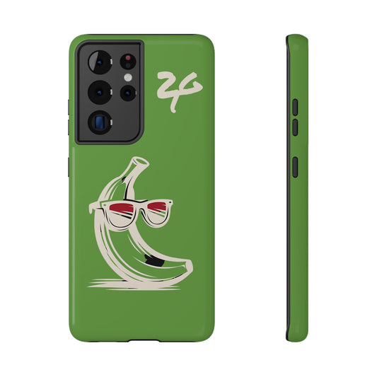 2 Tired Gorillaz, (2TG Sigma Banana) Impact-Resistant Cases (Green)